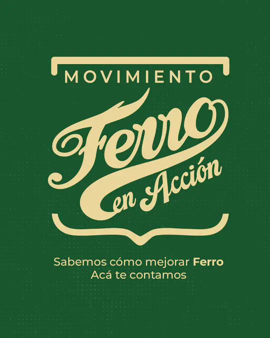 Portada de la serie Sabemos con el logo de Movimiento Ferro en Acción y el texto: Sabemos cómo mejorar Ferro. Acá te contamos.